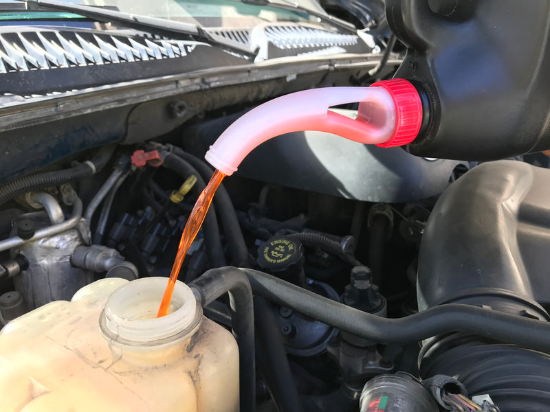 The No Spill Spout is the Best Spill Free Radiator Coolant Funnel
